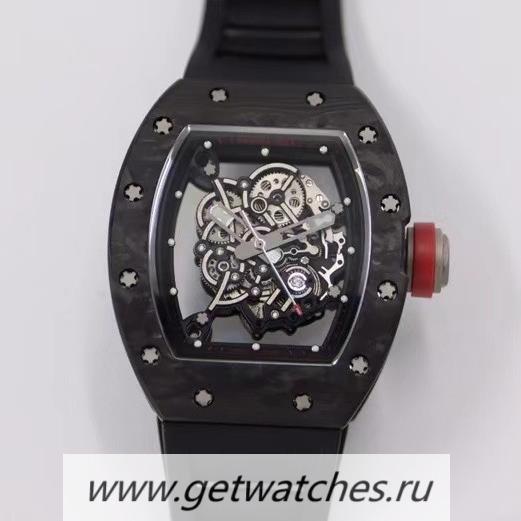 Replica Richard Mille RM055 KVF V3 NTPT Black Dial Black Strap M8215