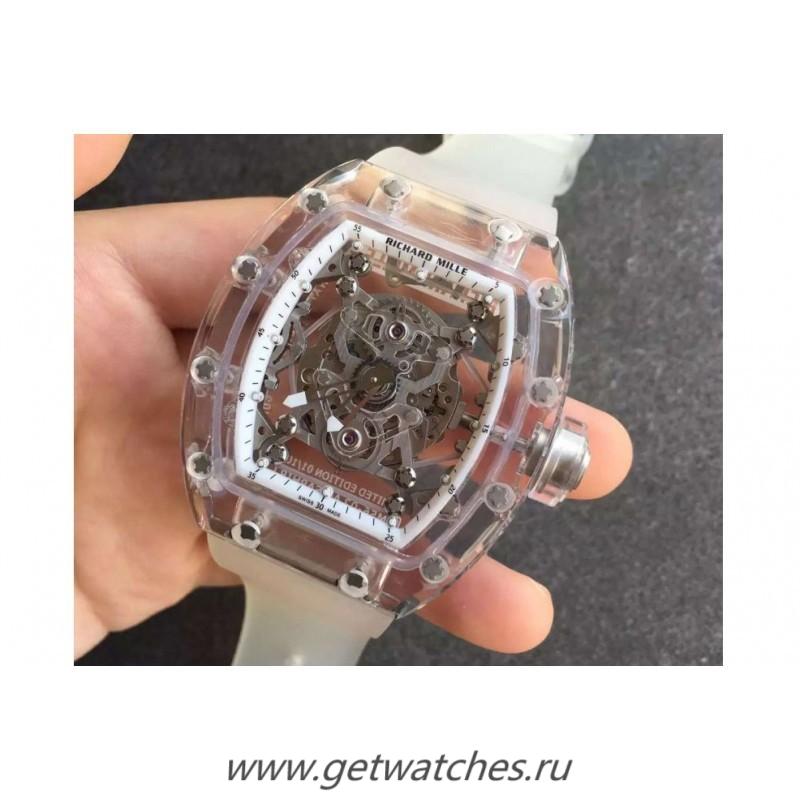 Perfect Replica Richard Mille RM056-02 Shappire White & Skeleton Dial M9015
