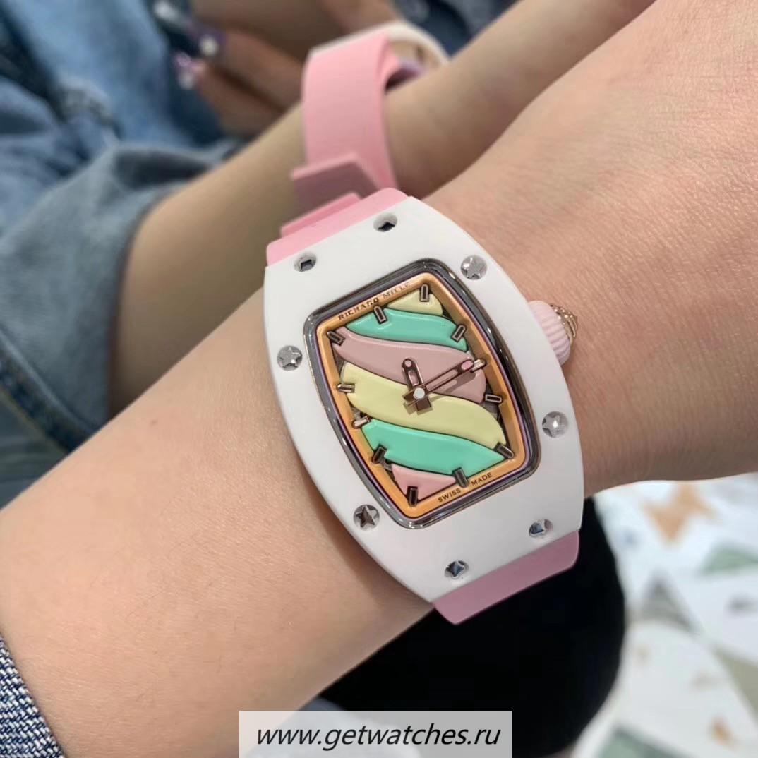 Replica Richard Mille RM07-03 Ladies Ceramic Multicolor Dial M6T51