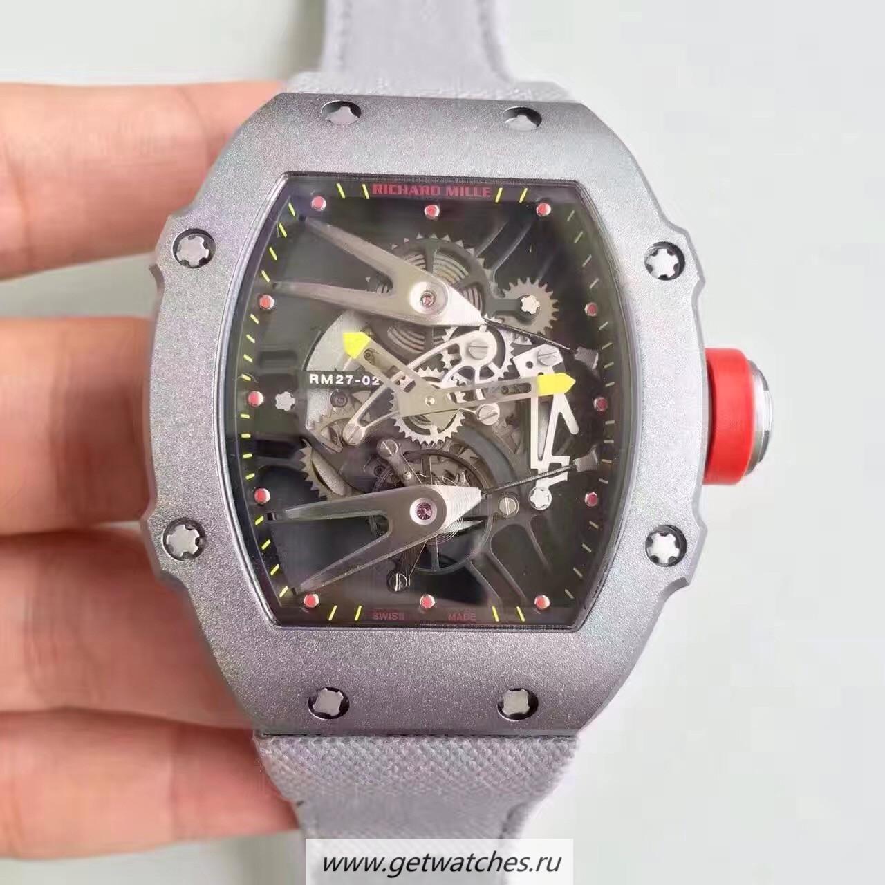 Best Price Richard Mille RM27-02 SS Black & Skeleton Dial M9015