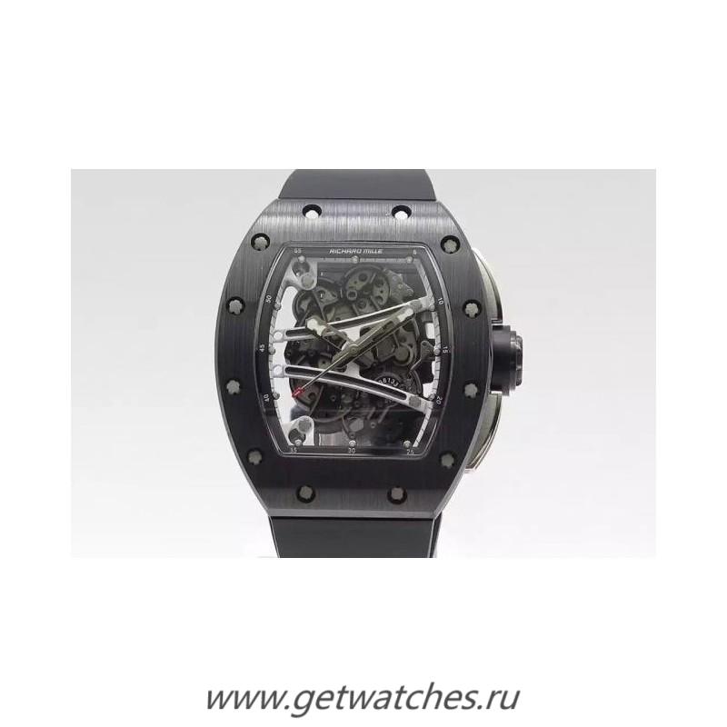 Shop Richard Mille RM59-01M Black Ceramic Black Skeleton Dial M8215