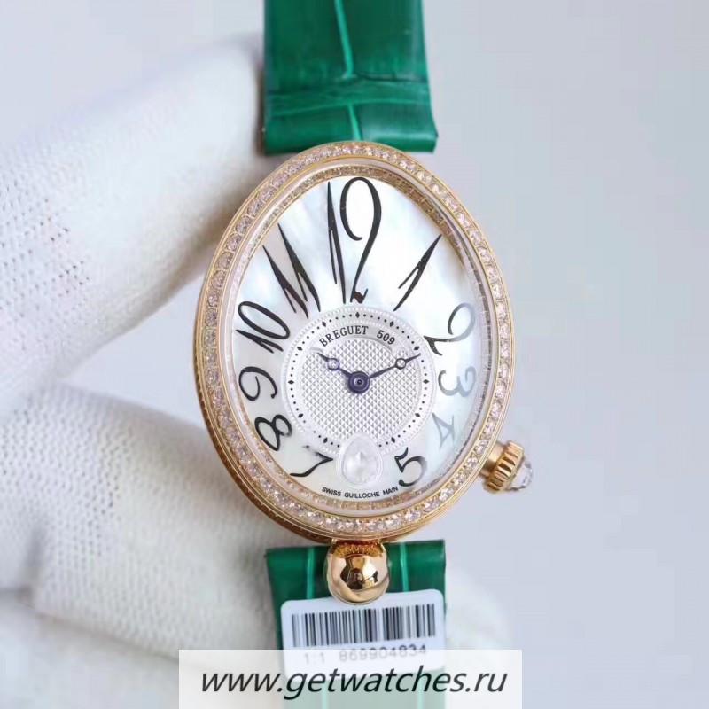 NEW Replica Breguet Reine de Naples 8918BA/58/964/D00D ZF Yellow Gold & D1am0nds Mother Of Pearl Dial Caliber 537/3