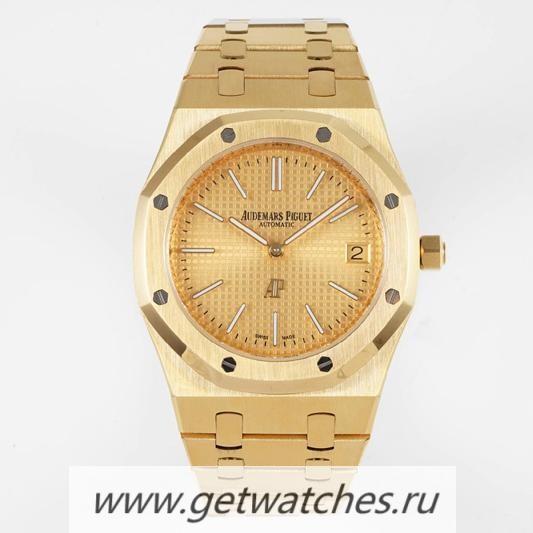 Copy Audemars P1g*et Royal Oak Extra Thin 39mm 15202 KZF Yellow Gold Yellow Dial 2121