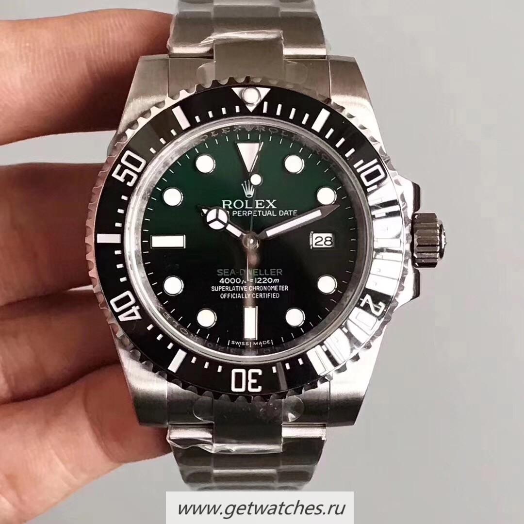 Fake R01ex Sea-Dweller 126600 50TH Anniversary 2018 VRF SS Green Dial 3135
