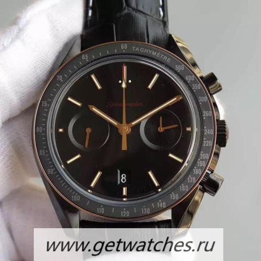 Replica 0me*ga De Ville Co-Axial Chrono 42mm 431.10.42.51.01.001 OMF SS Black Dial 9300