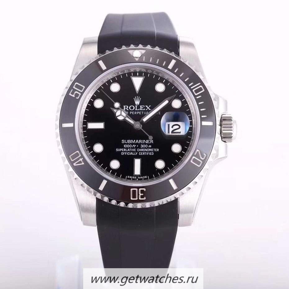 Replica R01ex Submariner Date 116610 LN ORF SS Black Dial 2836