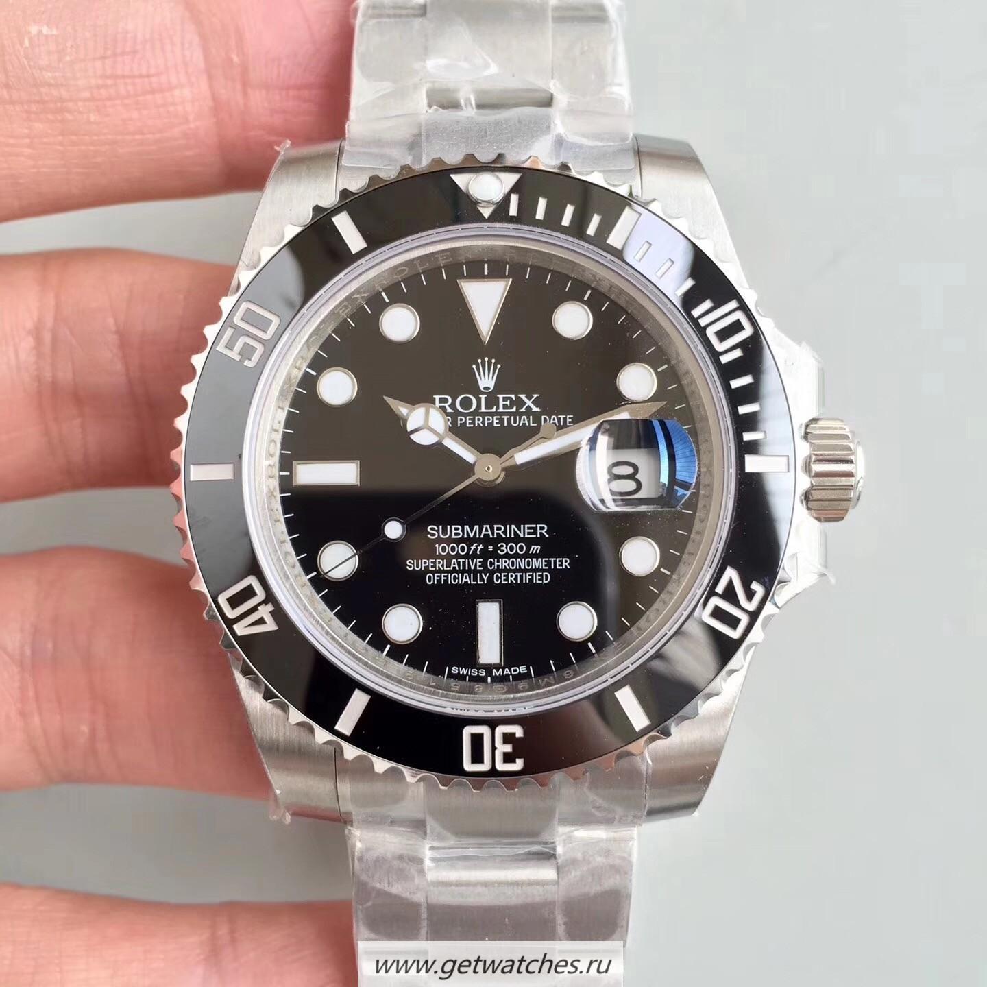 Perfect Replica R01ex Submariner Date 116610 LN VRF SS Black Dial 2836