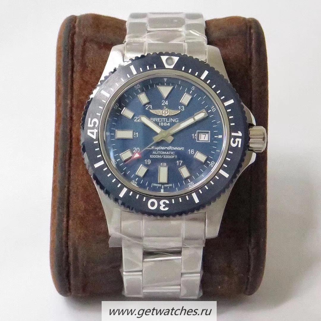 Replica Breitling S*perocean 44 Special Mariner Blue Y1739316/C959/162A AIF SS Blue Dial 2824