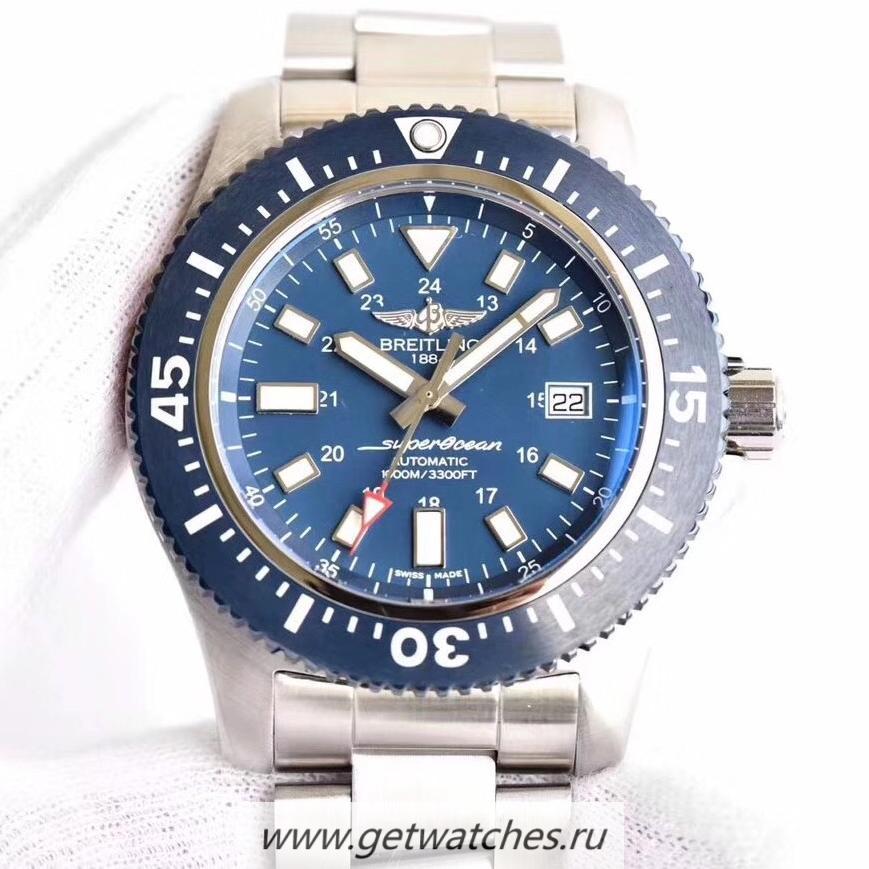 Fake Breitling S*perocean 44 Special Mariner Blue Y1739316/C959/162A GF SS Blue Dial 2824