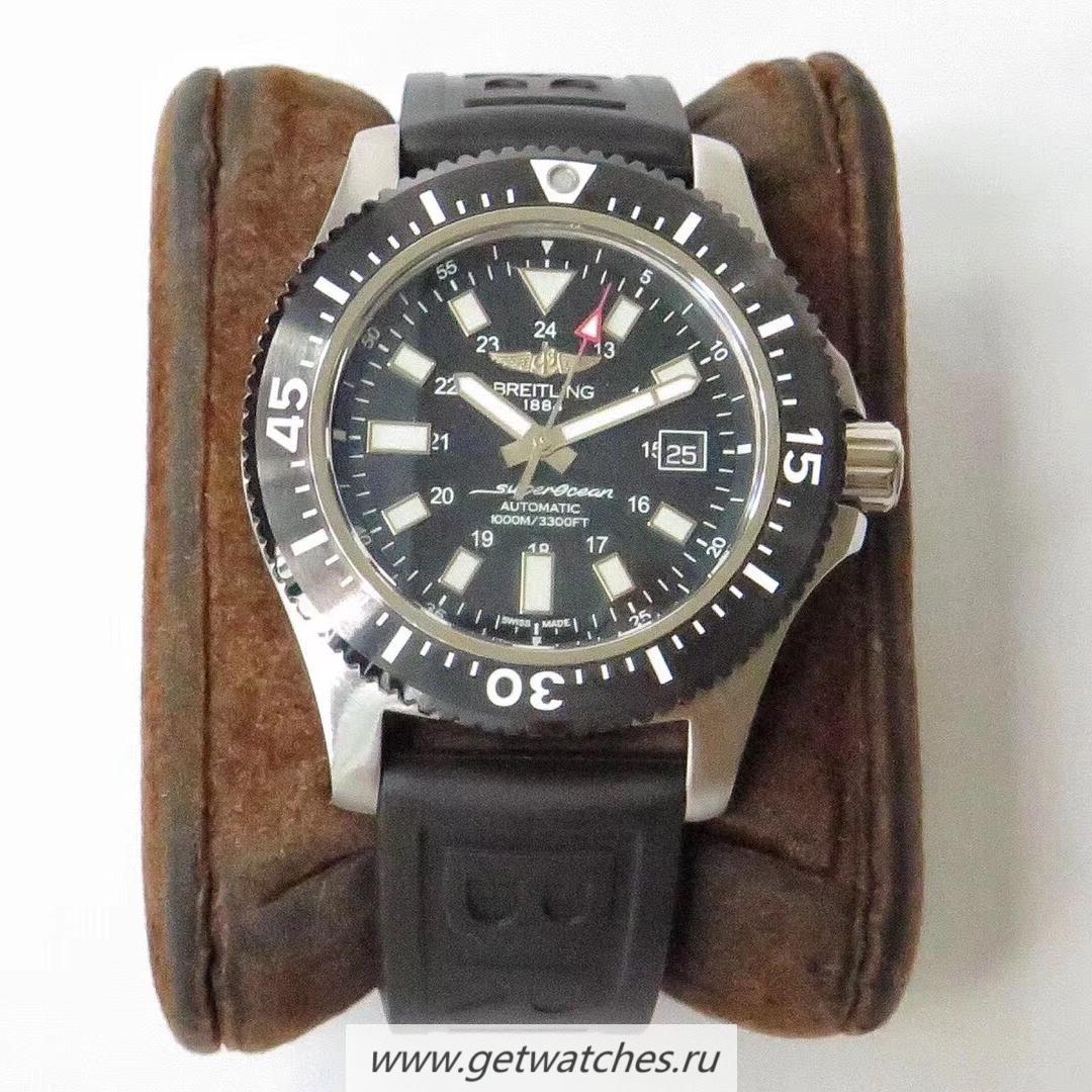 Copy Breitling S*perocean 44 Special Mariner Y1739316 AIF SS Black Dial 2824