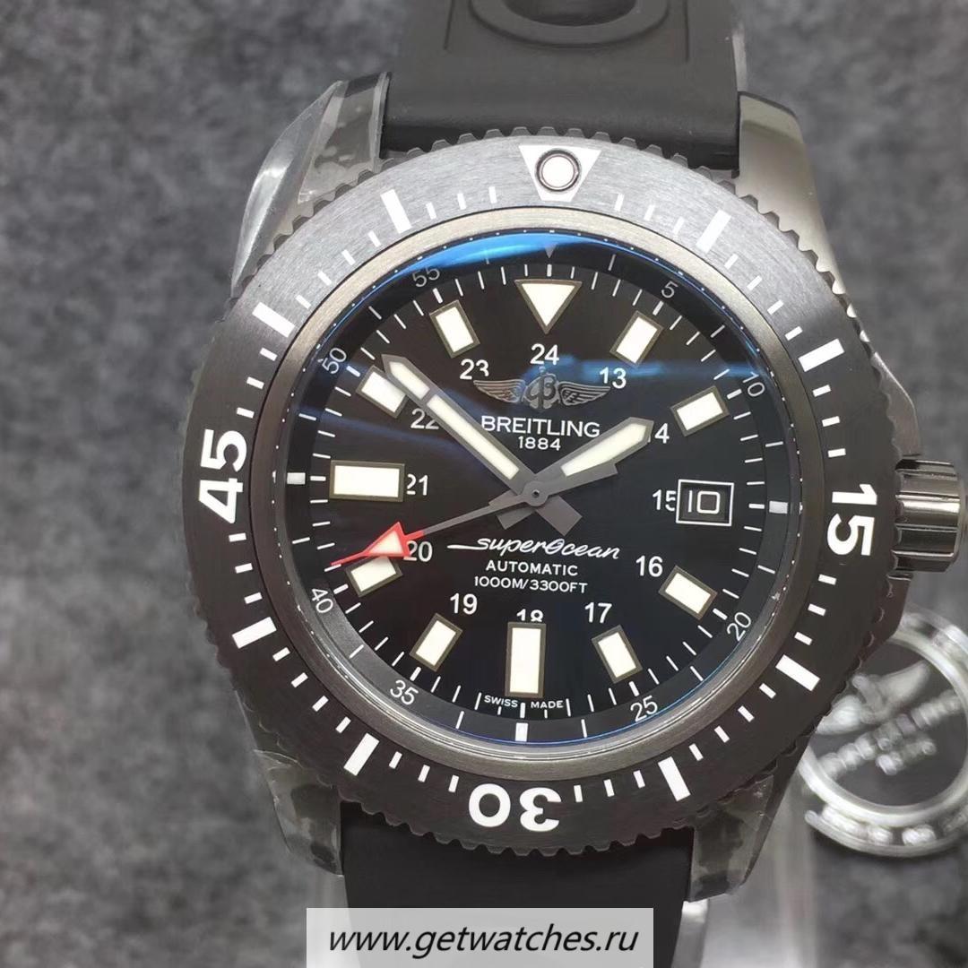 Shop Breitling S*perocean II 44mm M1739313/BE92/227S/M20SS.1 GF PVD Black Dial 2824