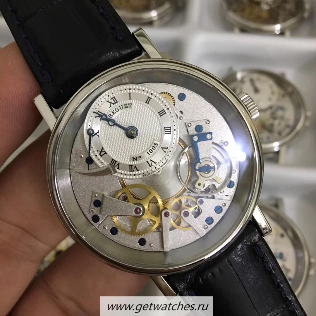 Replica Breguet Tradition 7057 7057BB/11/9W6 Noob Factory SS Silver Skeleton Dial 507DR1