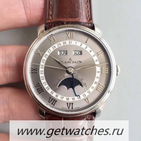 Perfect Replica Blancpain Villeret 6654-1113-55B OMF V2 SS Grey Dial 6654
