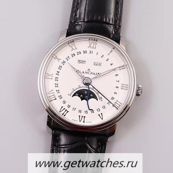 NEW Replica Blancpain Villeret 6654 OMF V3 SS White Dial 6654