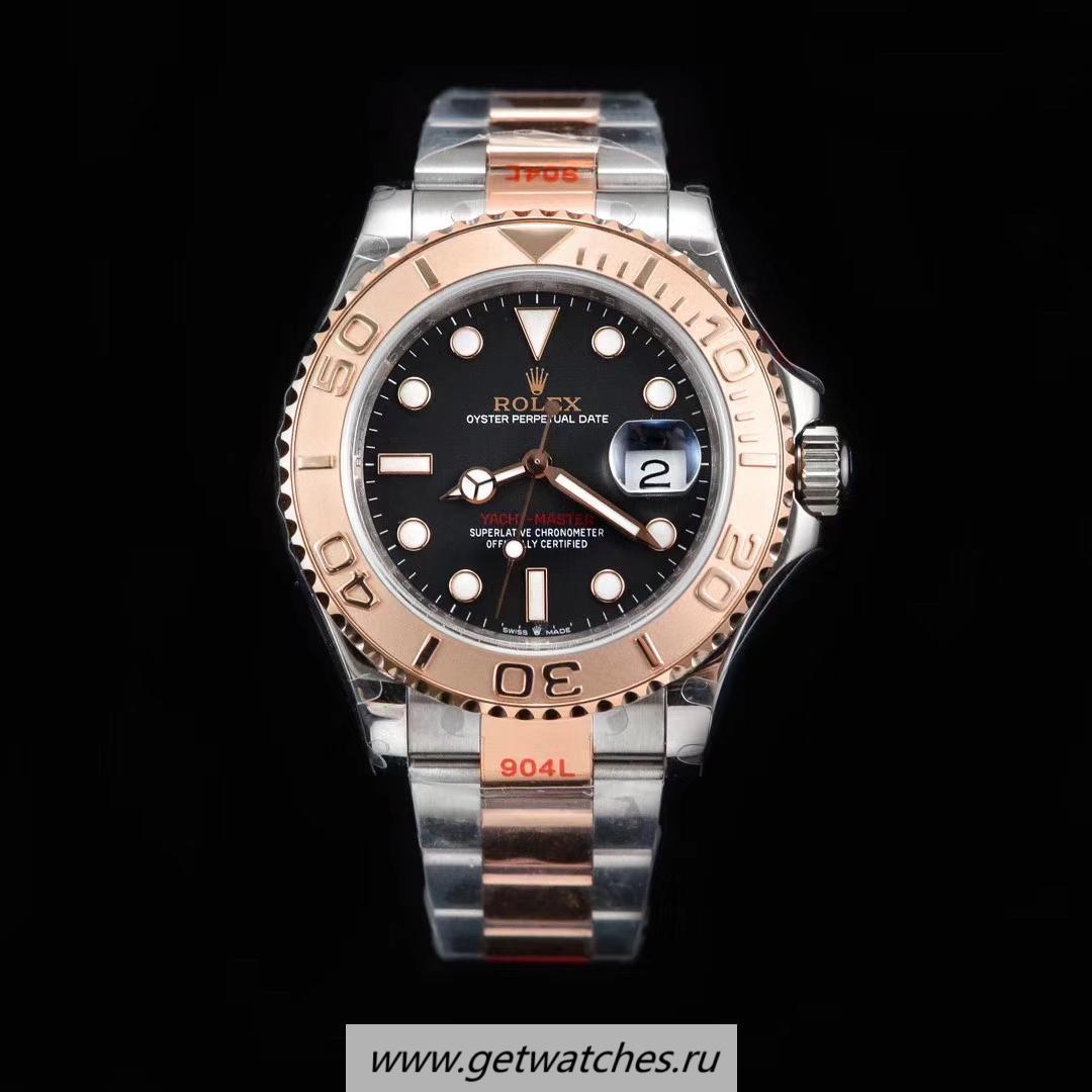 NEW Replica R01ex Yacht-Master 40 126621 2019 GMF SS 904L & Rose Gold Black Dial 3235